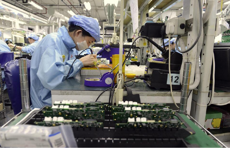 Premium electronic assembly production workshop