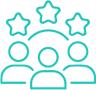 Industrial manufacturing experience icon