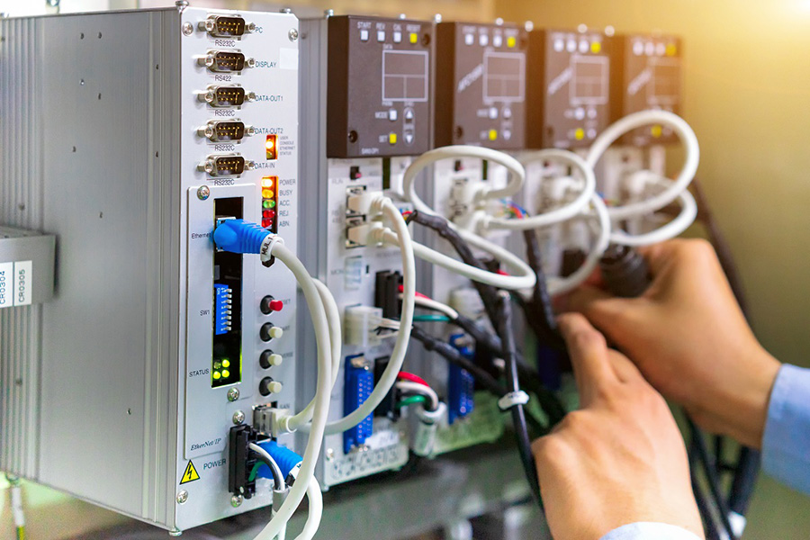 PLC industrial controller PCB assembly