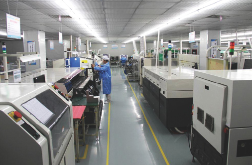 SMT Production Line for PCB Assembly Automated SMD SMT production line workshop