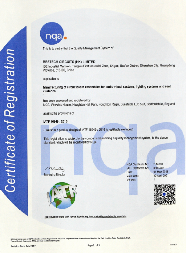 IATF 16949 Certification